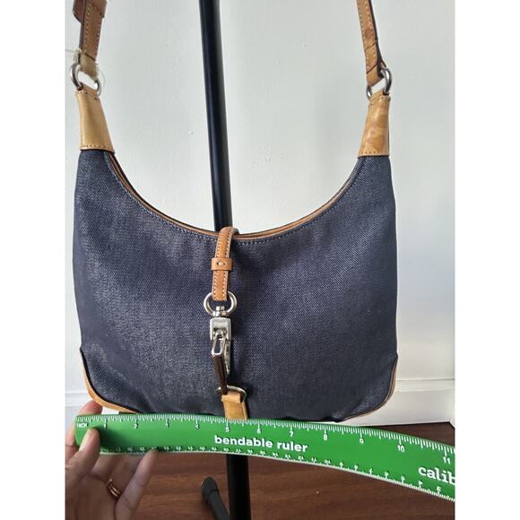 Rehab Project Vintage Y2k Coach Hampton 8318 Denim Clip Hobo Shoulder Bag Read! - Picture 8 of 15